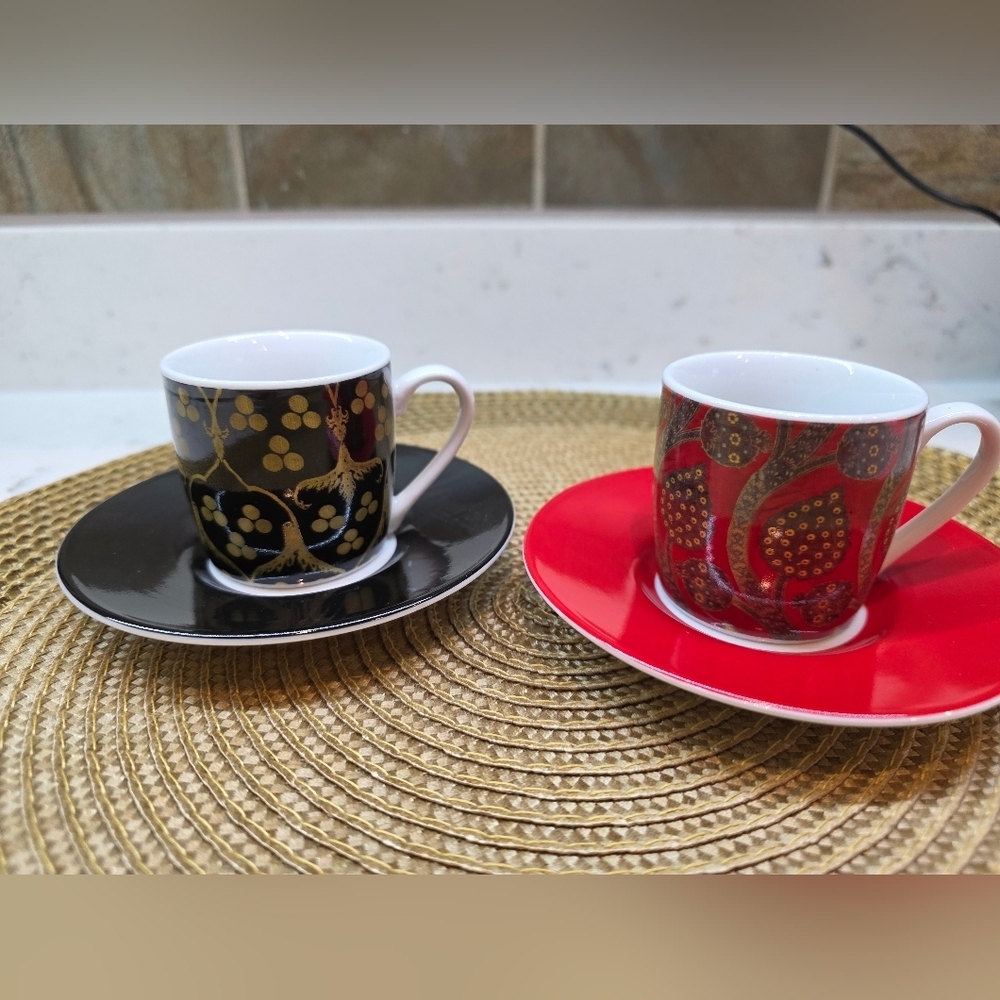 Turkish Coffee Cups And Saucers